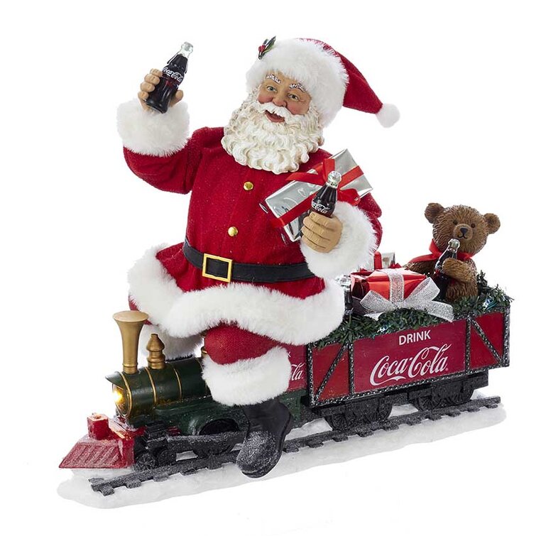 Kurt Adler Coca-Cola Santa Train with LED Garland & Reviews